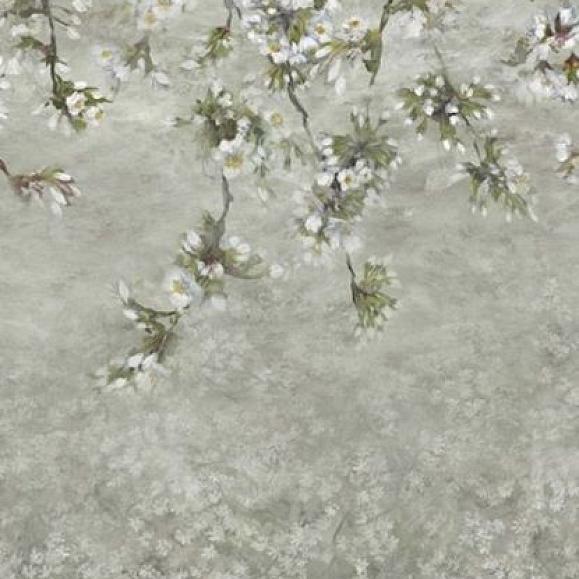 Панно Designers guild PDG1133/01 Assam Blossom Platinum