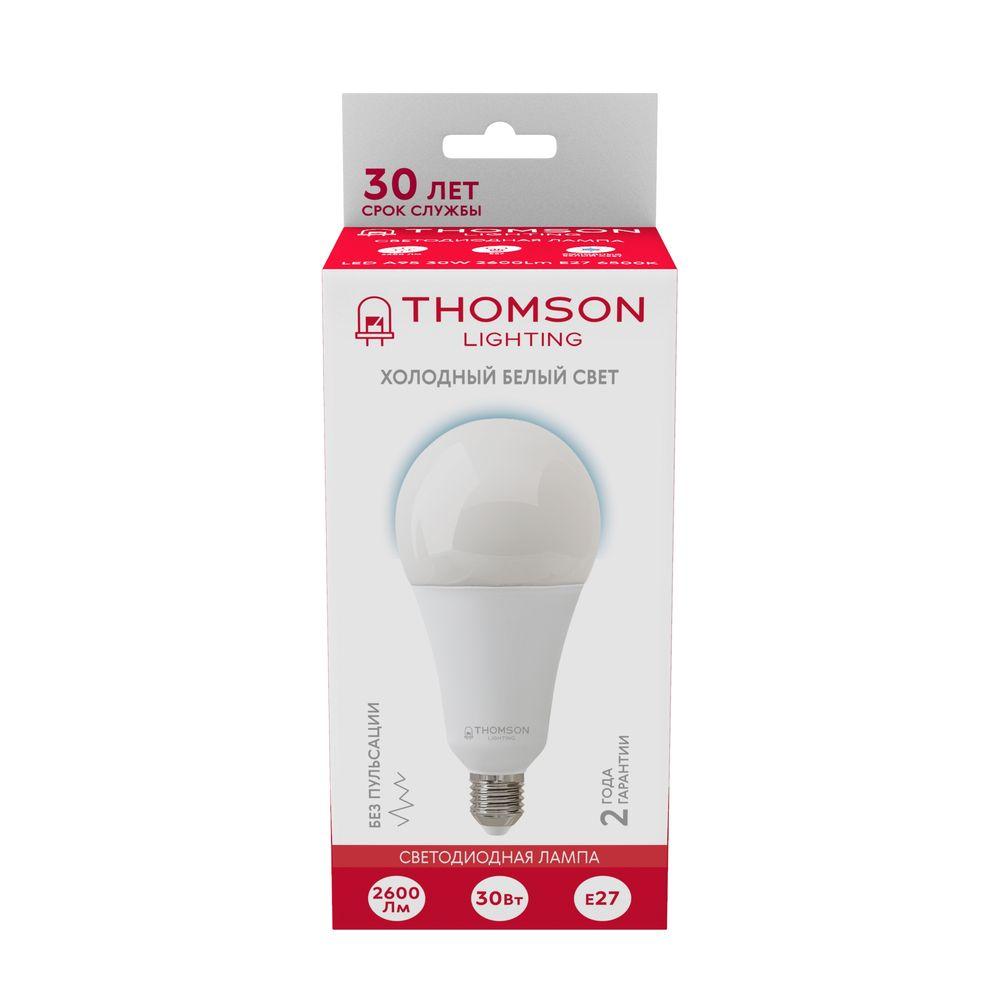 Лампа светодиодная Thomson E27 30W 6500K груша матовая TH-B2356