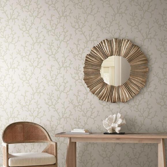 Обои York CV4431 Coral Island White