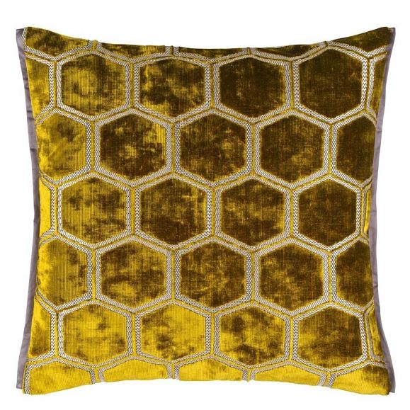 Подушка CCDG0814, Manipur, Ochre, Designers Guild 43х43см