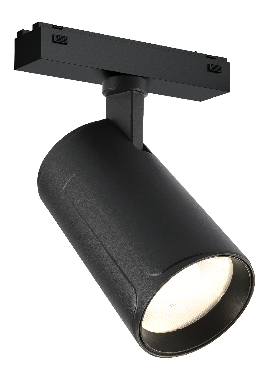 Трековый магнитный светильник iLedex Vision 4825-048-D70-20W-36DG-3000K-BK