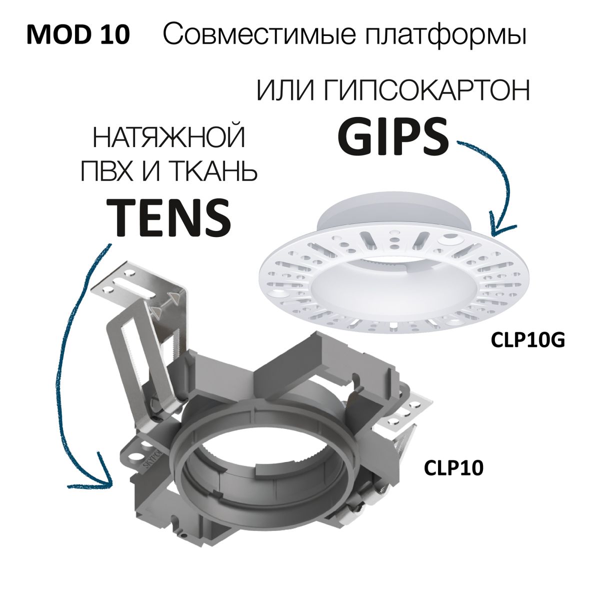 Точечный светильник Skytek SkyPORT.10 MOD-R CLP10MR5