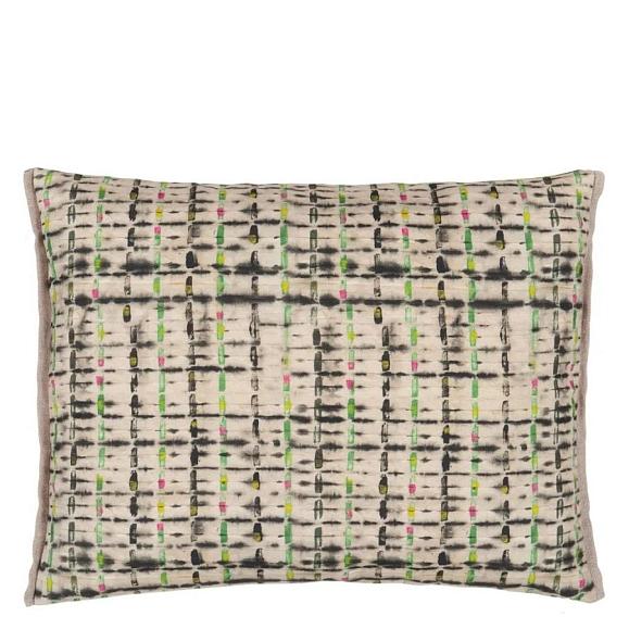 Подушка CCDG1459, Parquet Batik, Forest, Designers Guild 60 x 45см