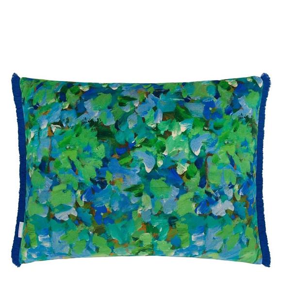 Подушка CCDG1576, Sanzai Velvet, Cobalt, Designers Guild 60 x 45см