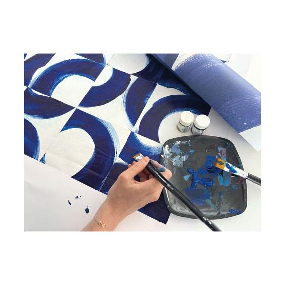 Обои Casadeco 88456522 Not A Circle Bleu indigo