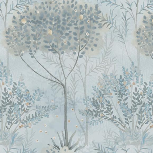 Обои York MN1820 Orchard Blue/Grey