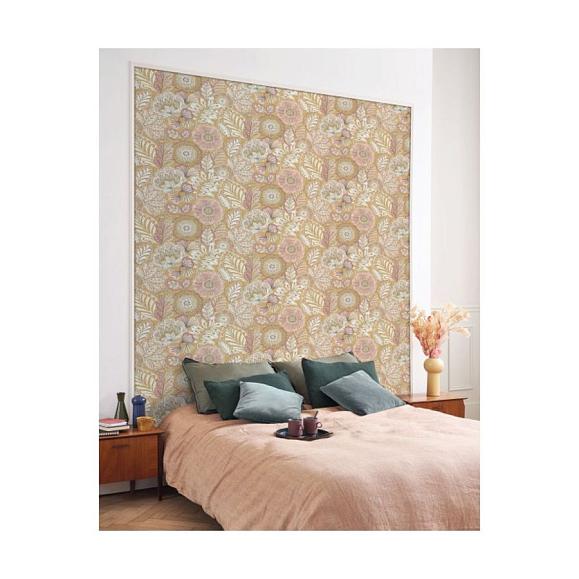Обои Casadeco 88152415 Batik Jaune safran