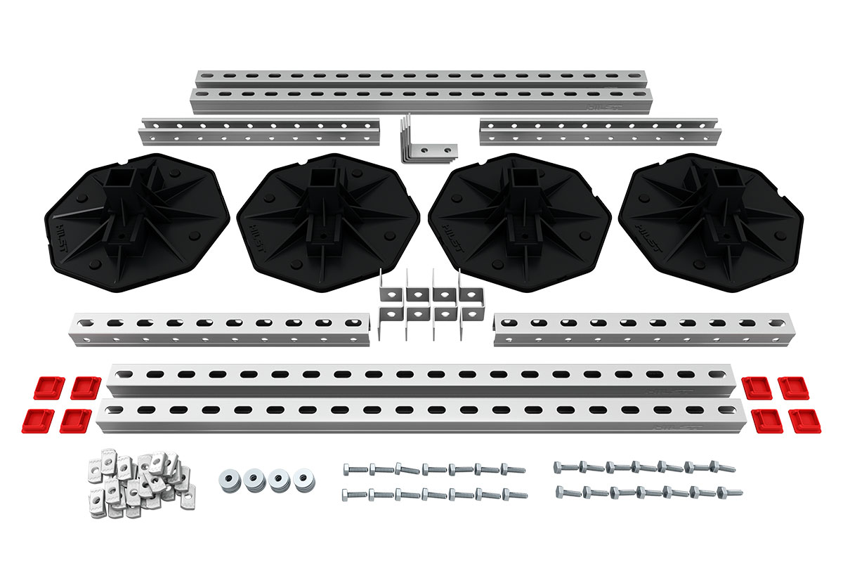 Кровельная система HILST PLATFORM ML - 150 кг (набор для сбора одной рамы)