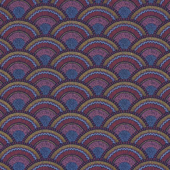 Обои Casamance 74821646 Otto Marine/Magenta