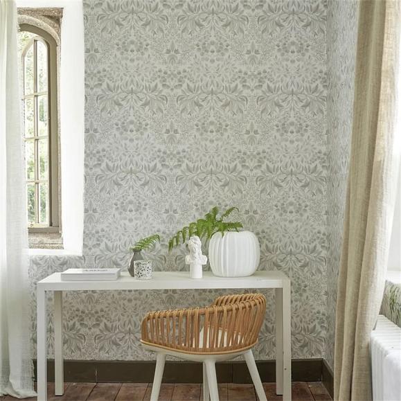 Обои Designers Guild PDG1157/01 Karakusa Chalk