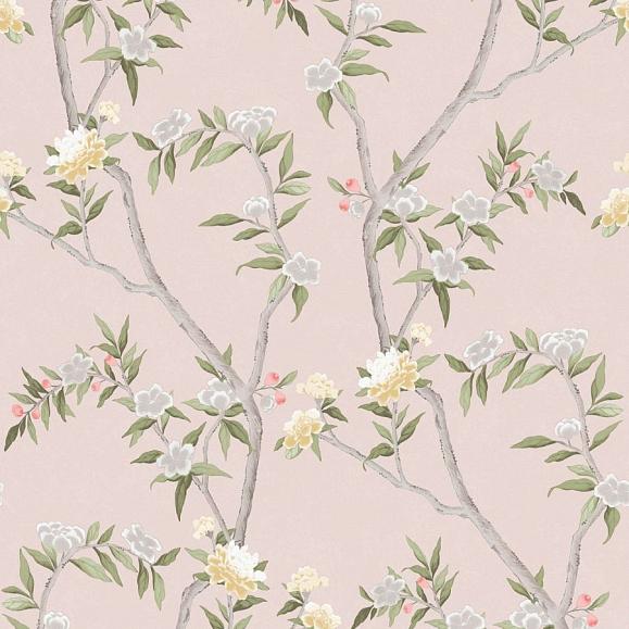 Обои Aura 1900-4 Chinoiserie Pink Pastel