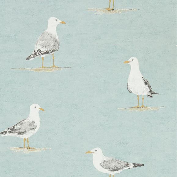 Обои Sanderson 216564 Shore Birds Sky