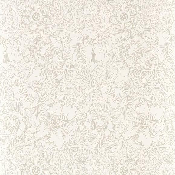 Обои Morris 216034 Pure Poppy Ecru/Stone