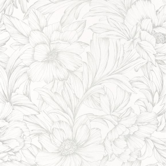 Обои Casadeco SWHT82350101 Monceau Blanc