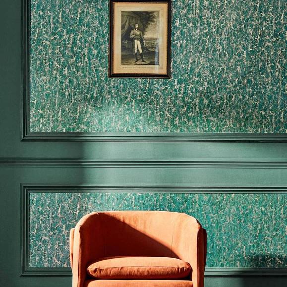 Обои Zoffany 312993 Moresque Glaze Huntsmans green