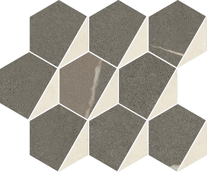 Metropolis Mosaico Hexagon Warm Nat 25.4x31