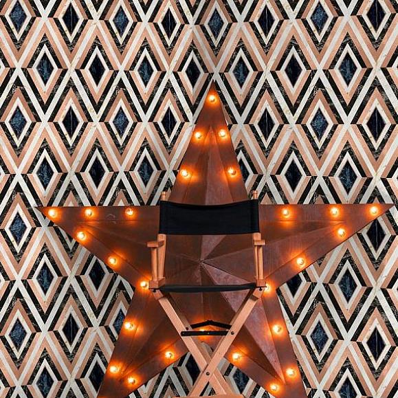 Обои Mind the gap WP20291 Diamonds Copper