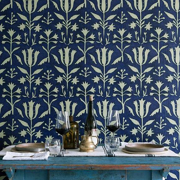 Обои Mind the gap WP30034 Tulipan Indigo
