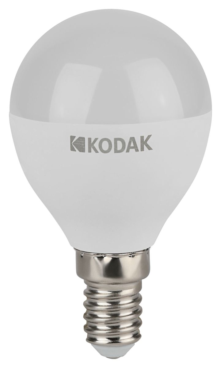 Лампа светодиодная Kodak LED P45-11W-865-E14 K 11Вт шар холодный дневной свет Е14 Б0057619