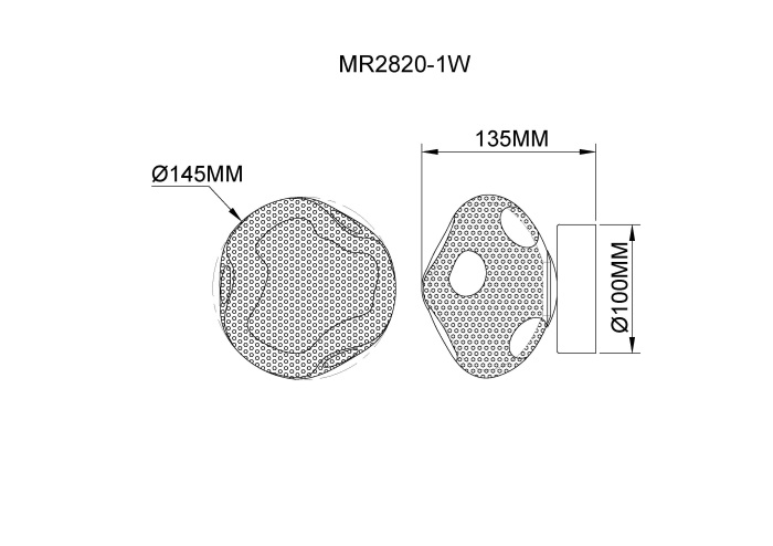 Настенный светильник MyFar Асмунд MR2820-1W
