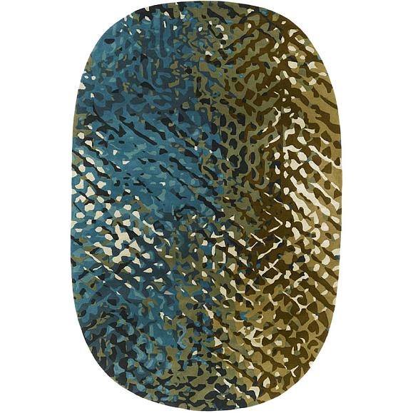 Ковер Toulemonde Bochart Apidea Bleu Vert (170 x 240)