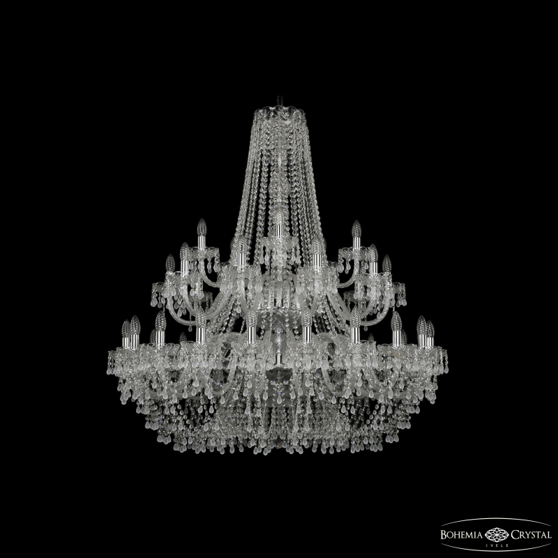 Подвесная люстра Bohemia Ivele Crystal 1410/20+10+5/400/2d Ni V0300