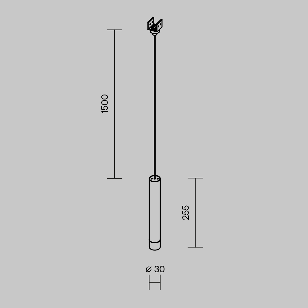 Уличный трековый светильник Maytoni Focus Led Elasity IP O-TR01-1-P-8WW3K