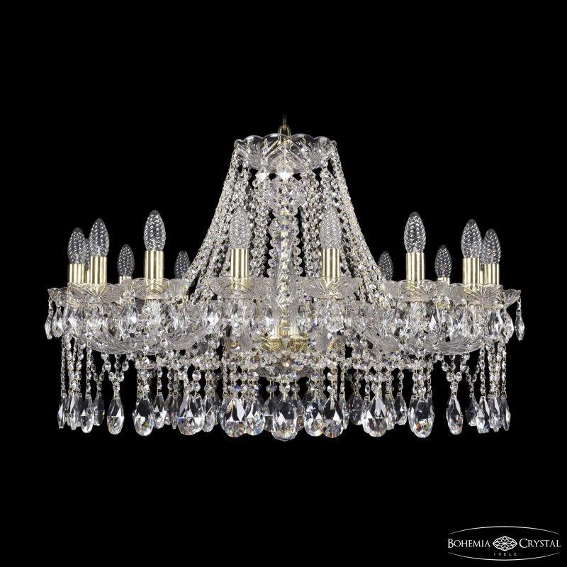 Подвесная люстра Bohemia Ivele Crystal 1413/16/300 G