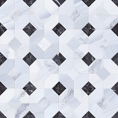 GAYAFORES STATUARIO Mosaico Abadía Perla