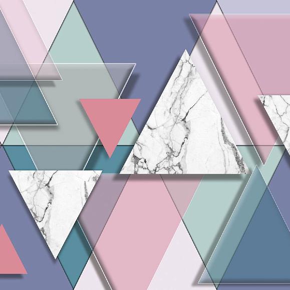 Панно Ortograf 32645 Triangles Purple