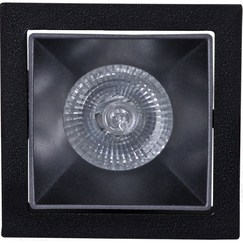 Встраиваемый светильник Reluce 16086-9.0-001PT MR16 BK+DARK GR