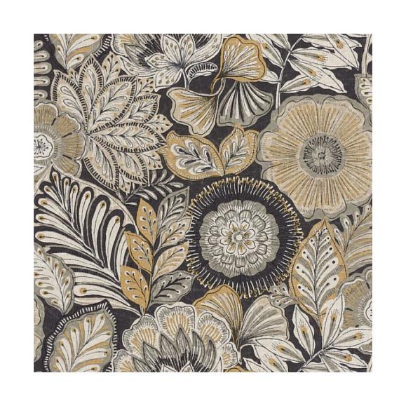 Обои Casadeco 88159703 Batik Noir reglisse