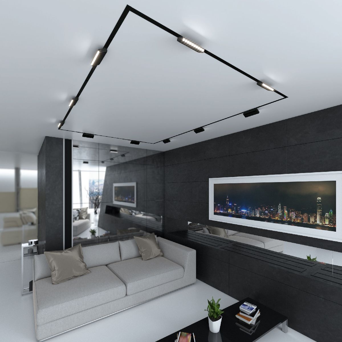Трековый магнитный светильник Elektrostandard Slim Magnetic 4690389204791 85195/01 a066587