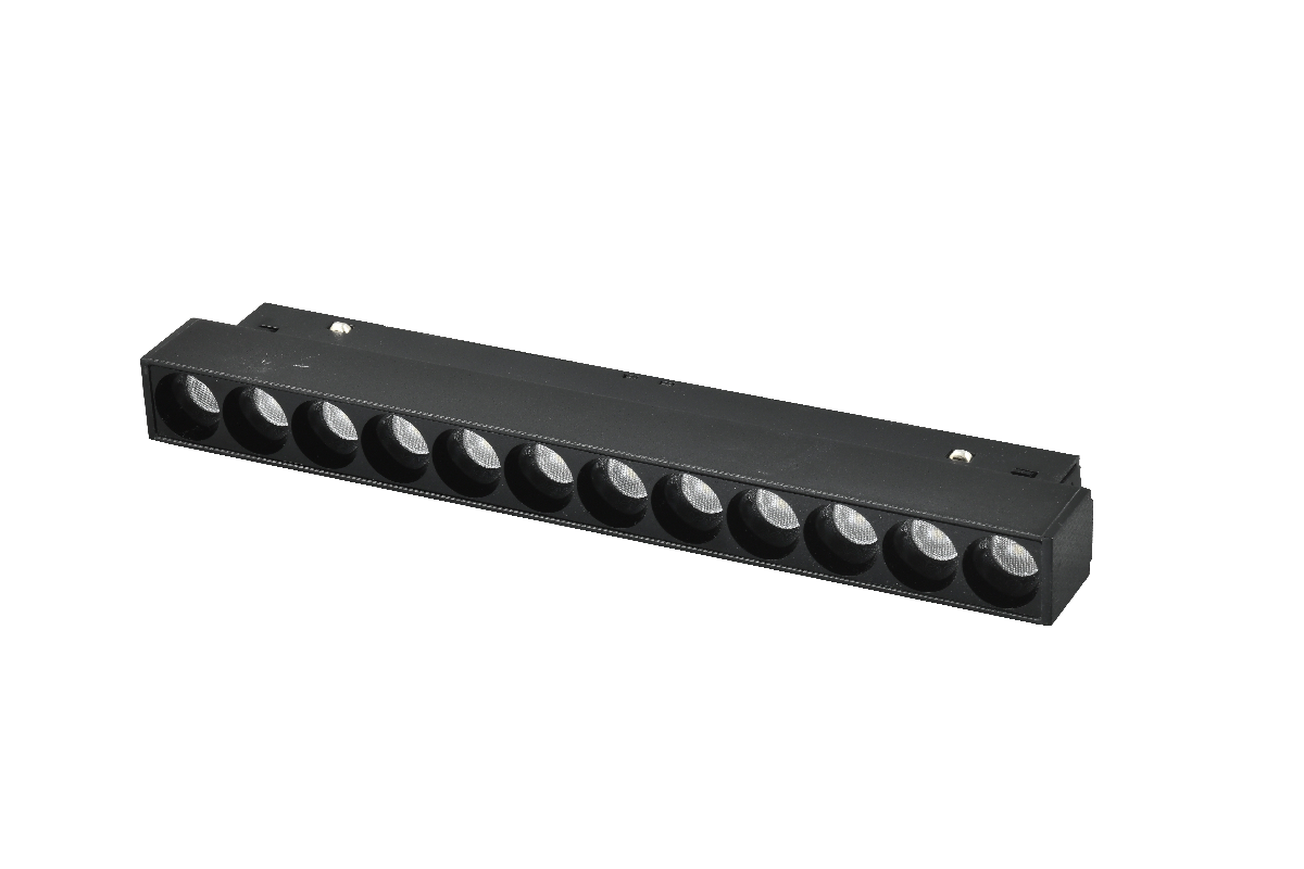 Трековый магнитный светильник iLedex Vision 4822-002-L235-12W-38DG-4000K-BK