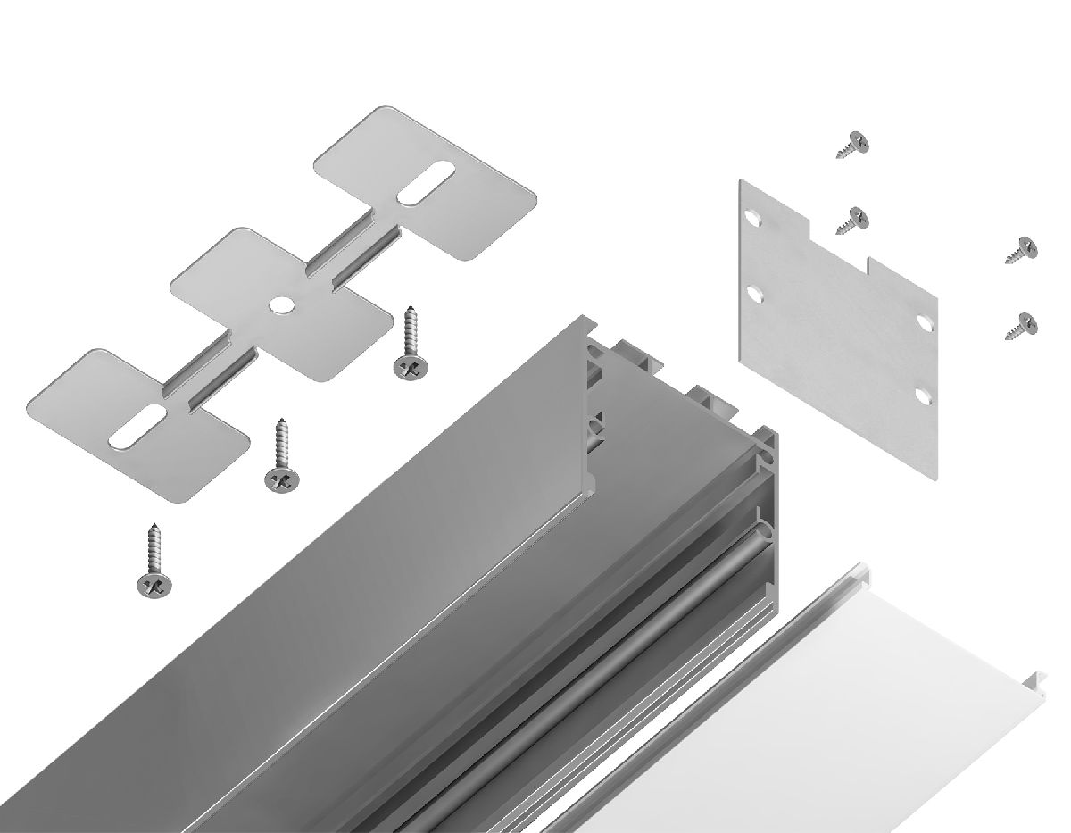 Алюминиевый профиль Ambrella Light Profile System GP2550AL