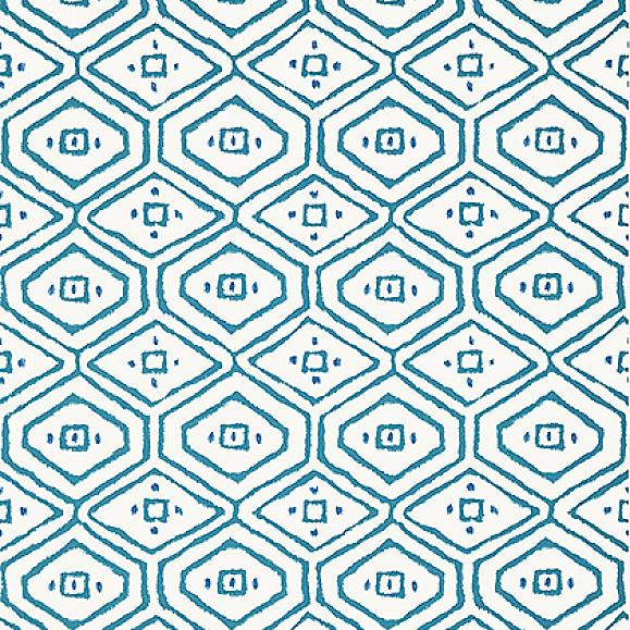 Обои Thibaut T10618 Pass-A-Grille Turquoise