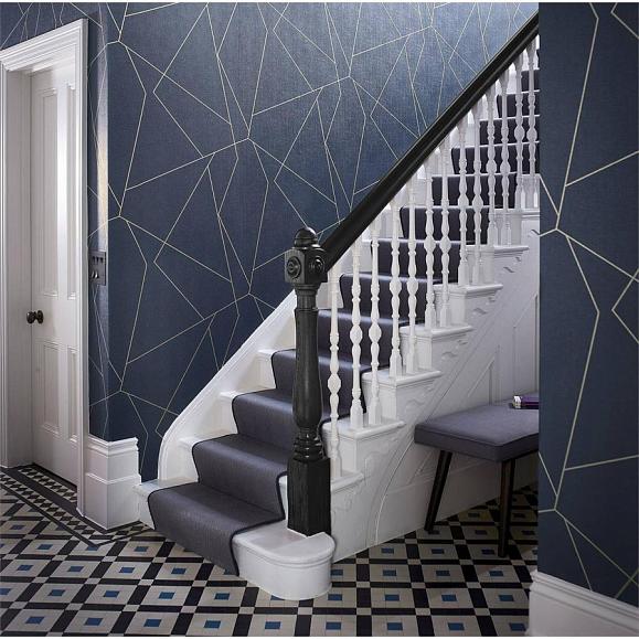 Обои Harlequin 112078 Parapet Indigo
