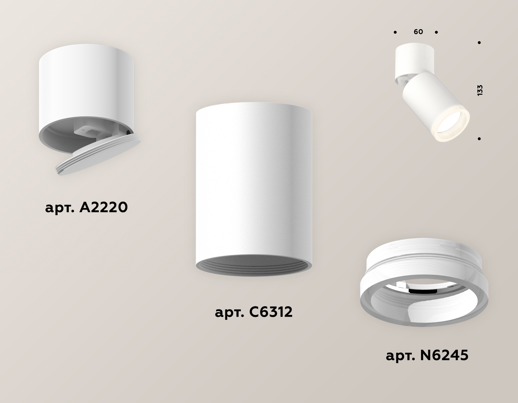 Спот Ambrella Light Techno Spot XM6312081 (A2220, C6312, N6245)