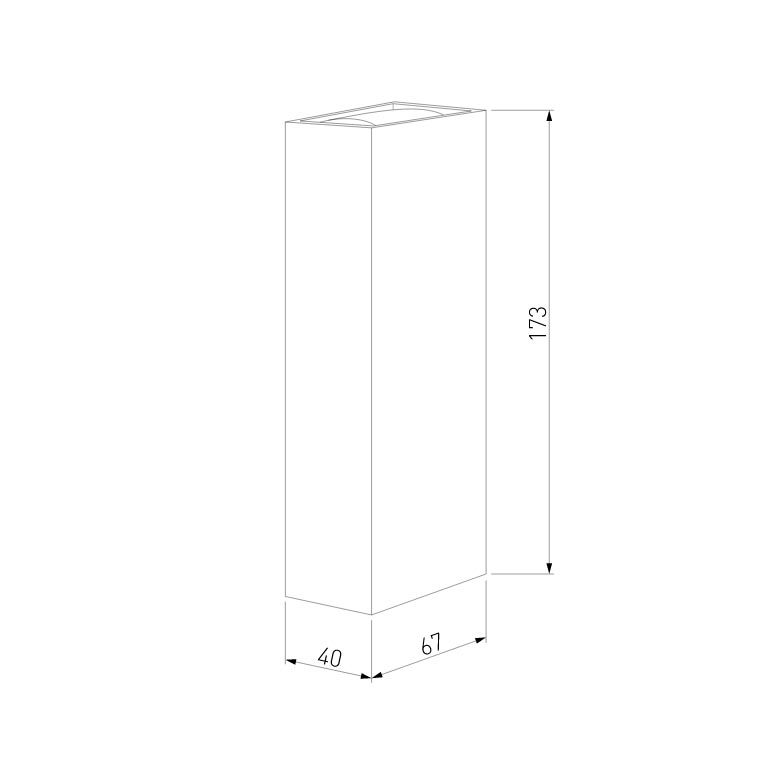 Уличный настенный светильник Elektrostandard Blaze 4690389179174