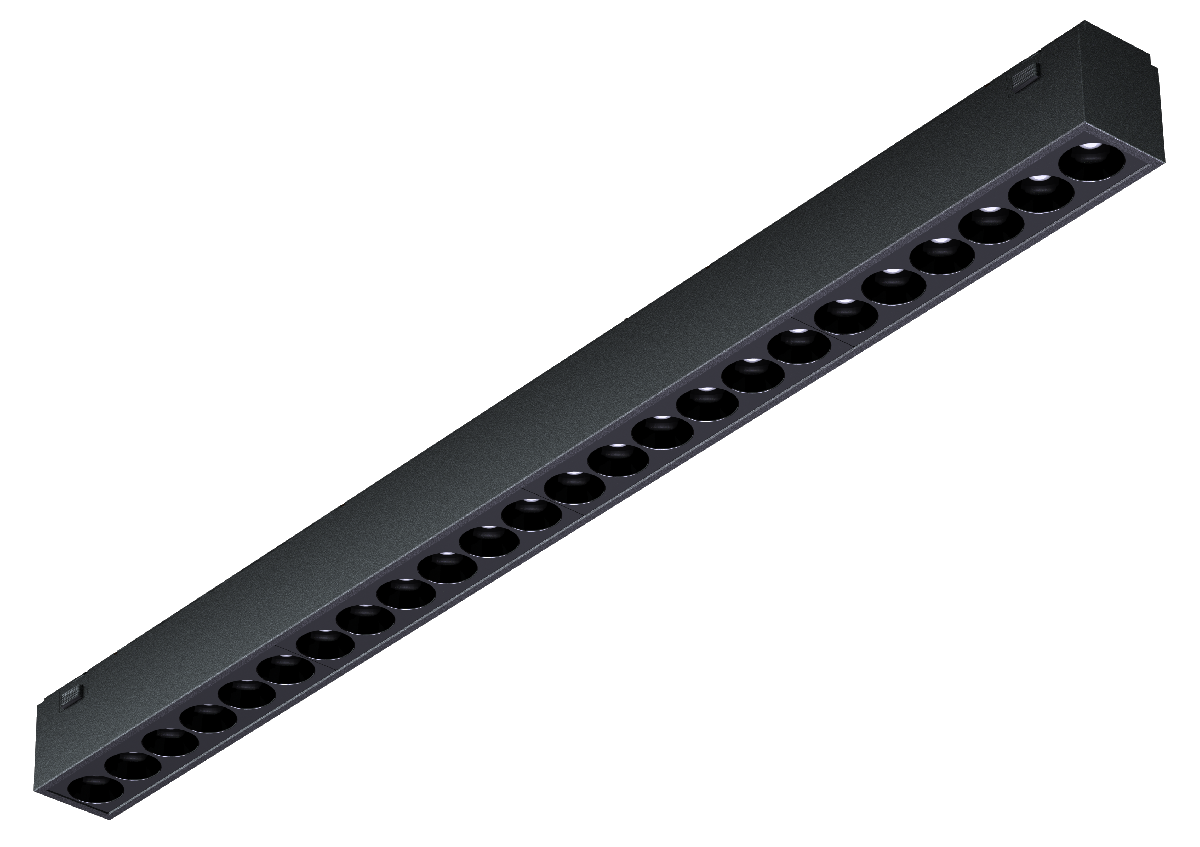 Трековый магнитный светильник iLedex Vision 4825-039-L389-24W-36DG-4000K-BK