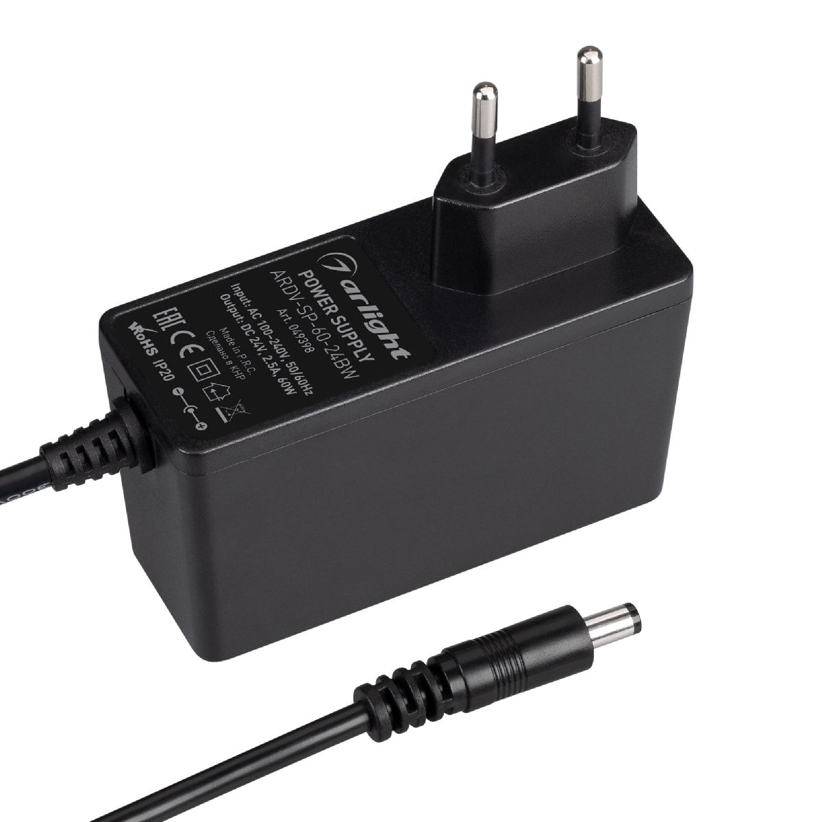 Блок питания Arlight ARDV-SP-60-24BW (24V, 2.5A, 60W) 049398