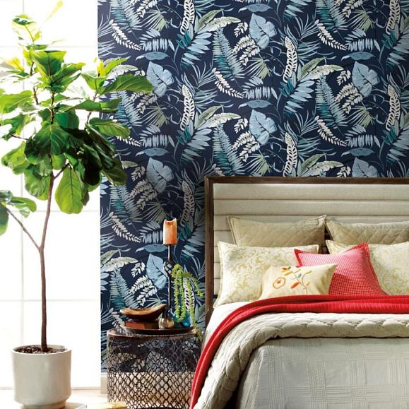 Обои York TC2623 Tropical Toss Navy