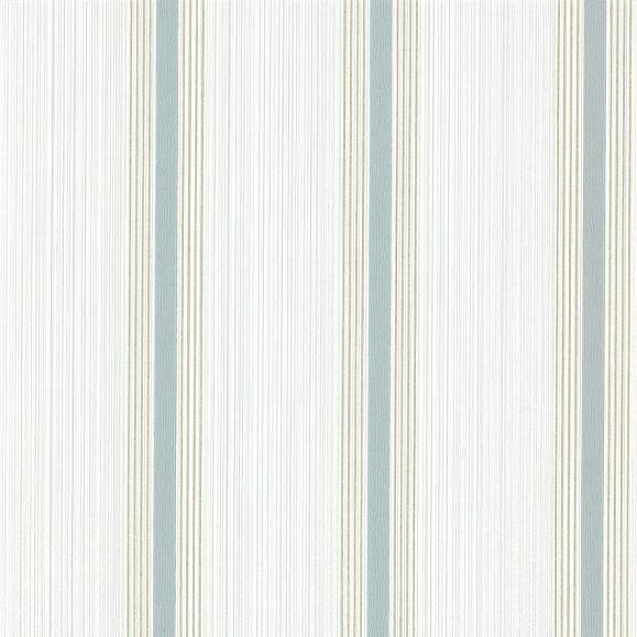 Обои Little Greene 0286CVBRBLU Cavendish Stripe Brush Blue