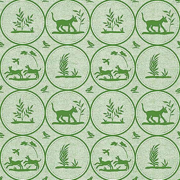 Обои Thibaut T14351 Dooley Green