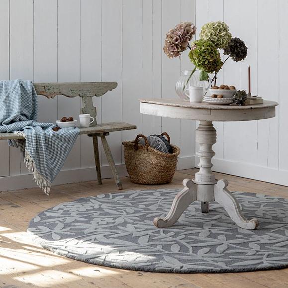 Ковер Laura Ashley Cleavers Dark Steel Round 150 x 150