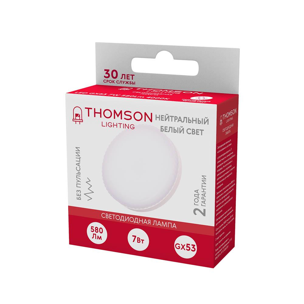 Лампа светодиодная Thomson GX53 7W 4000K TH-B4004