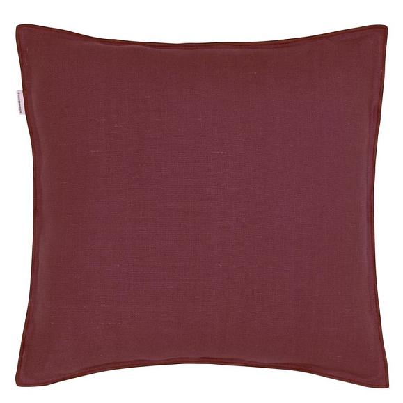 Подушка CCDG1079, Brera Lino, Rosewood & Azalea, Designers Guild 45x45см