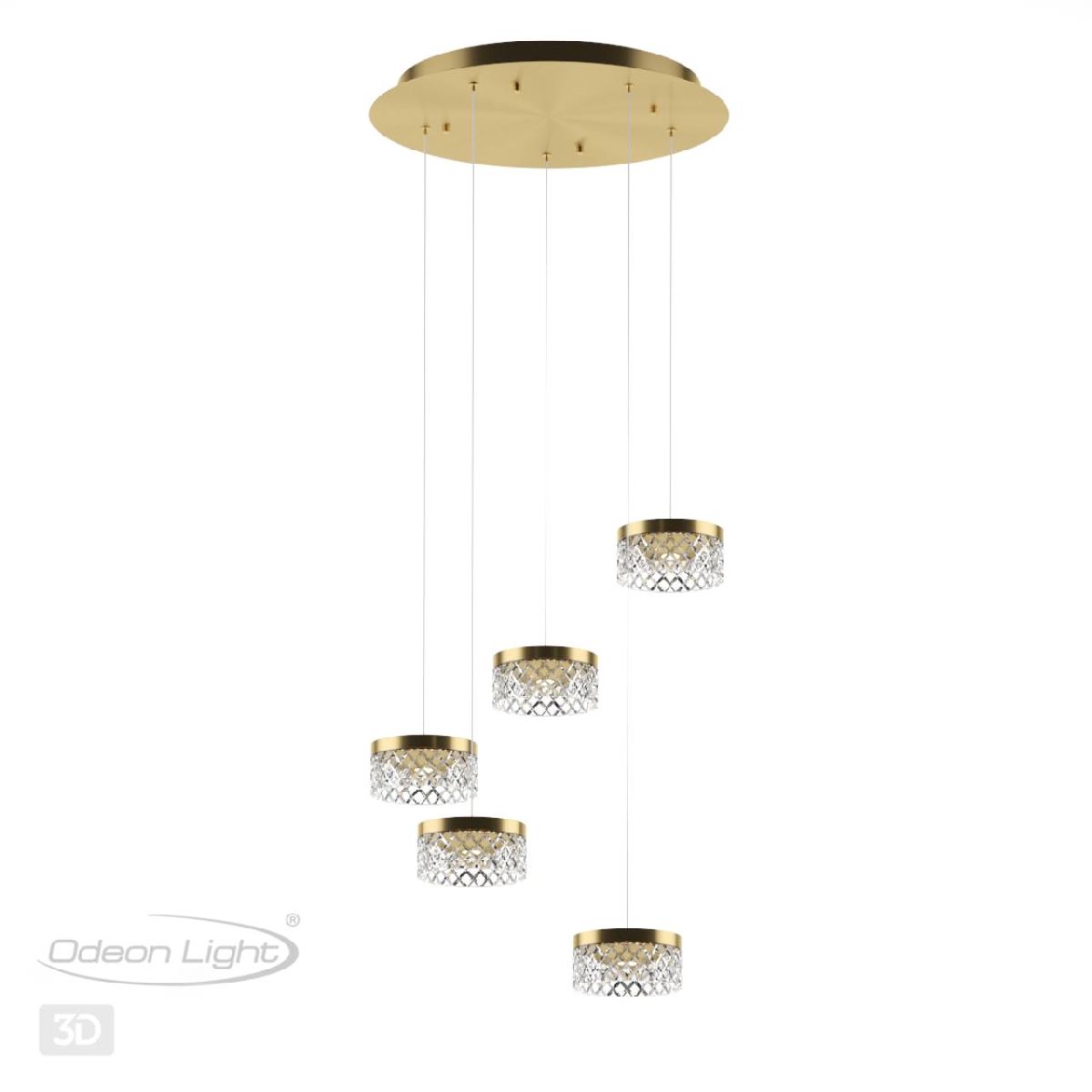 Каскадная люстра Odeon Light Fivre 5032/30L