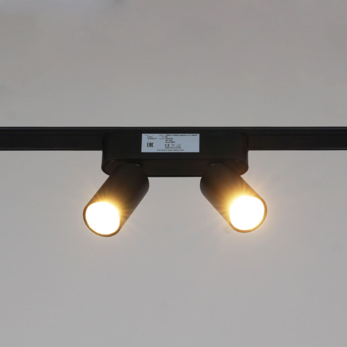 Трековый магнитный светильник (CCT+SMART) Reluce 13005-9.3-002UR magnetic LED2x5W BK CCT+SMART