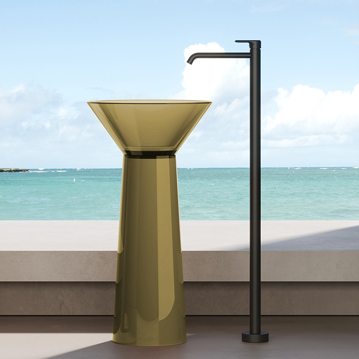 Dea Design Pedestal Basin Раковина напольная d48хh90см, цвет: classic green